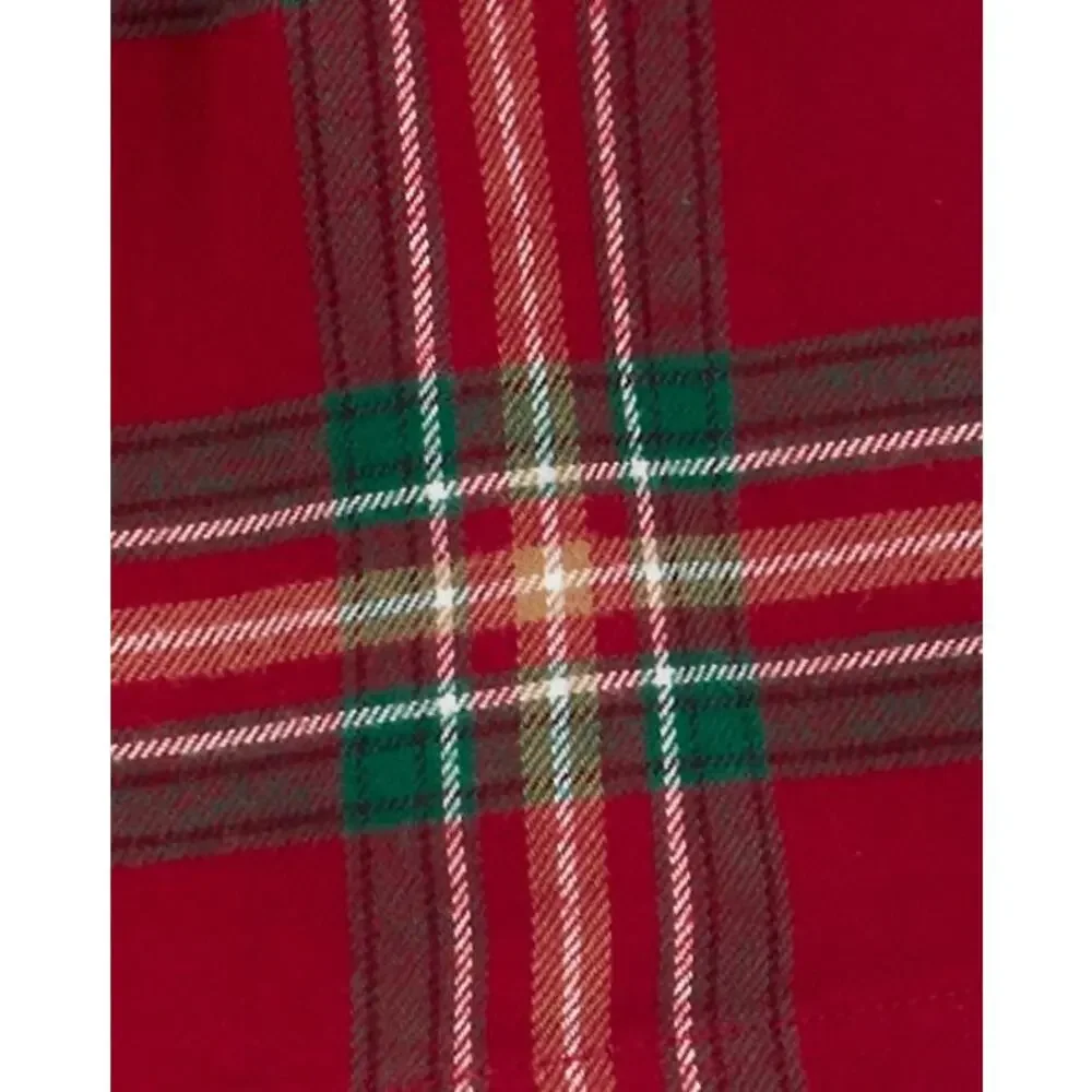 NEW! Carter's Baby 2PC Christmas Holiday Flannel Top Stretch Legging Set Size 3T